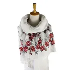 Indian Shawl Scarves And Shawls Fashionable Indian Shawl Pearl Embroidered Scarves