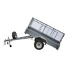 KINDLE 8*5 Heavy duty Hot Dipped Galvanized Tandem Cargo Box Trailer with Cage for sale