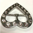 YK 1188 New Design Rhinestone Jewelry Metal Ladies shoe Buckle Shoes Accessories For Women Shoe Flower Decorations