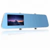 High Resolution 1080FHD Car Camera Mirror Rearview Front 140 Rear 90 Double Lens Touch Screen Dash Cam