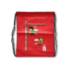 nonwoven drawstring promotion small shoe bag package bag for children and kids