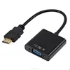 HDMI to VGA Converter Adapter HDMI Cable Support Full HD 1080P HDTV HDMI Male to VGA Female For PC Laptop hdmi2vga