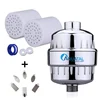 15 Stage Shower Water Filter with Carbon KDF for Hard Water