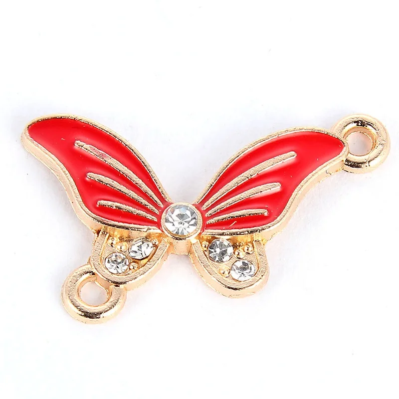 Gold Red Enamel Crystal Butterfly Animals Alloy Connector Exquisite For Women Men DIY Necklace Jewelry Accessories
Gold Red Enamel Crystal Butterfly Animals Alloy Connector Exquisite For Women Men DIY Necklace Jewelry Accessories