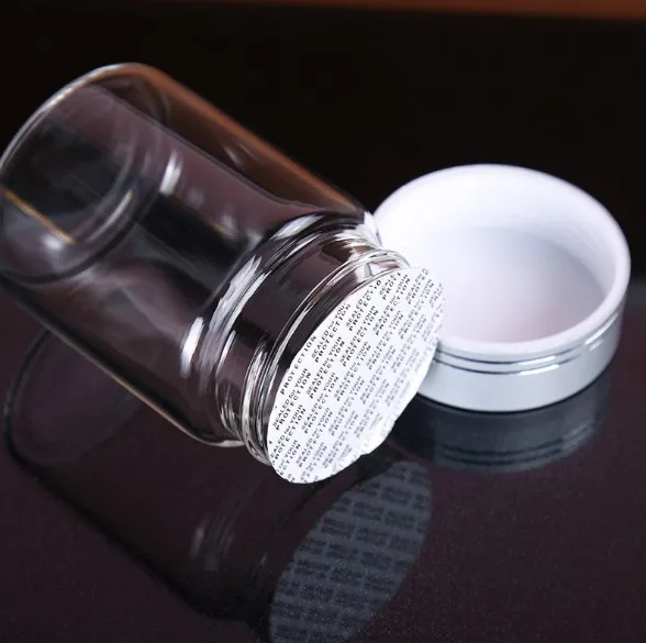 Glass Jar Lidded Jar Clear Screw Mouth Container Pickle Airtight Food Storage Glass Jar