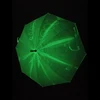 New Design Unique J Handle Straight Rain Luminous Fluorescent Umbrella
