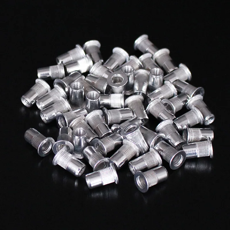 M3 M4 M5 M6 M8 M10 Aluminum Flat Head Rivet Nuts M5