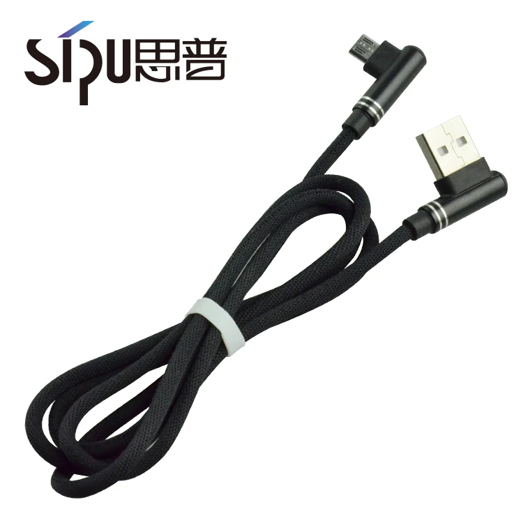 SIPU 90 Degree Right Angle Micro USB Data Cable for phone, Black;white;red;green;blue
SIPU 90 Degree Right Angle Micro USB Data Cable for phone, Black;white;red;green;blue