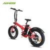 Free logo service offered customized folding electric bicycle folded e bike with 20 inch fat tire