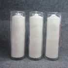 Paraffin Wax Candle 8 Inches Glass Jar Religious Candle