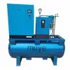 10HP 220V single phase screw compressor with air dryer and filiter 3 stage