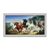 Famous chinese wall art work running 8 horse oil painting for living room wall antique