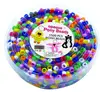 1500pcs Pony beads in PVC bucket - Opaque Colors