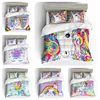 Sleepwish White Unicorn Bedding Rainbow Unicorn Duvet Cover Mint Green Kids Girls Cartoon Bed Set Cute Horse Gifts