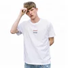 Casual Street Wear Loose Big Size T-shirts Lycra Cotton Customize Embroidered Logo Tee Shirts Tops Hip Hop Clothing Wholesale