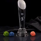K9 Crystal 3D Laser Golf Statues Crystal Golf Trophy Business Gifts