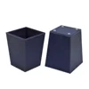 Eco-friendly Recycle Innovative Hotel/Kitchen Blue Leather Waste Bin