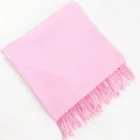 Women prayer winter pashmina shawl hijab with smooth feeling