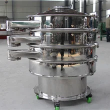 Mobile circular vibrating screen made in China.