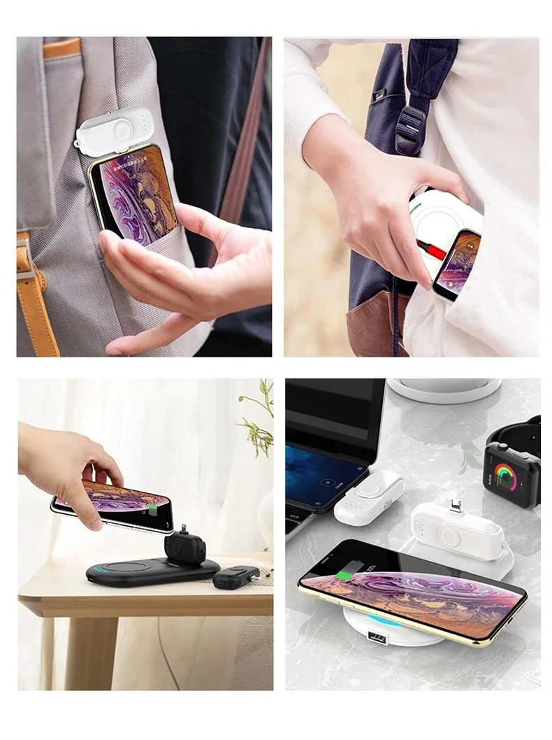 innovative products 2020 electronics finger portable charger Magnetic Power Bank - ANKUX.COM