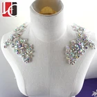HC-4239 Hechun Bling Beaded Crystal Rhinestone Applique For Wedding Dress