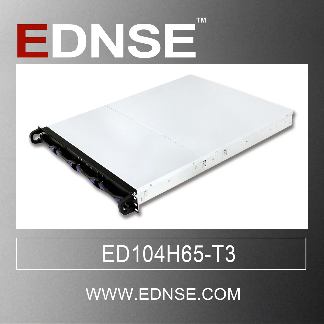1U 4*2.5/3.5 HDD with 400W Power Supply Server Case for Webhost Project