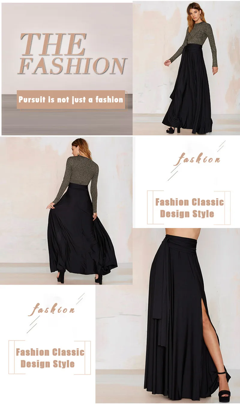 High Side Slit Latest design Summer Long Skirts