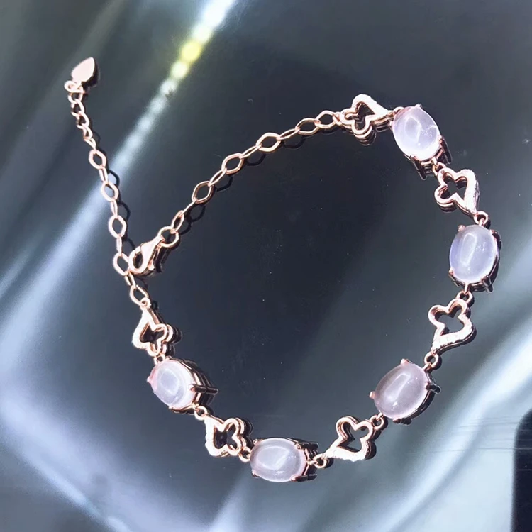 925 sterling silver gemstone jewelry wholesale trendy zircon natural pink crystal stone bracelet women
925 sterling silver gemstone jewelry wholesale trendy zircon natural pink crystal stone bracelet women
