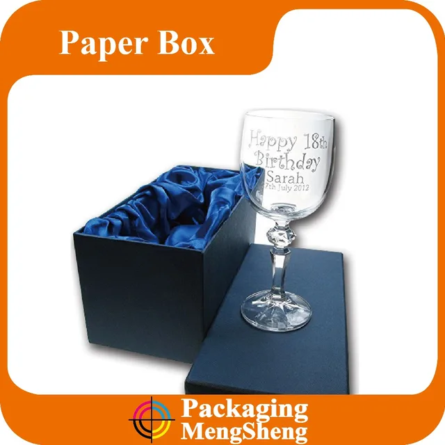 glass cardboard gift box wholesale in china, glass box packaging