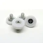 Aluminum folding doors small nylon stainless steel door ball bearing drawer roller wheels