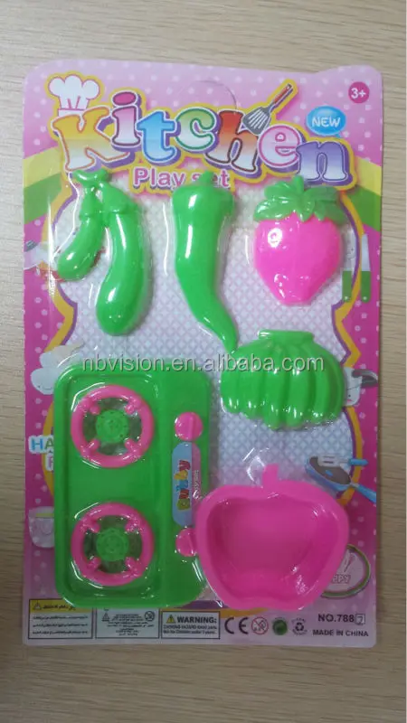 pink plastic toy kitchen