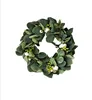 Hot Sale Artificial Peony Flower Eucalyptus Wreath for Christmas Decor