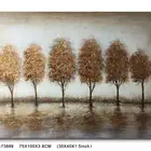 Canvas Tree Handpainted with Stretched Painting Wall Picture Art For Livingroom