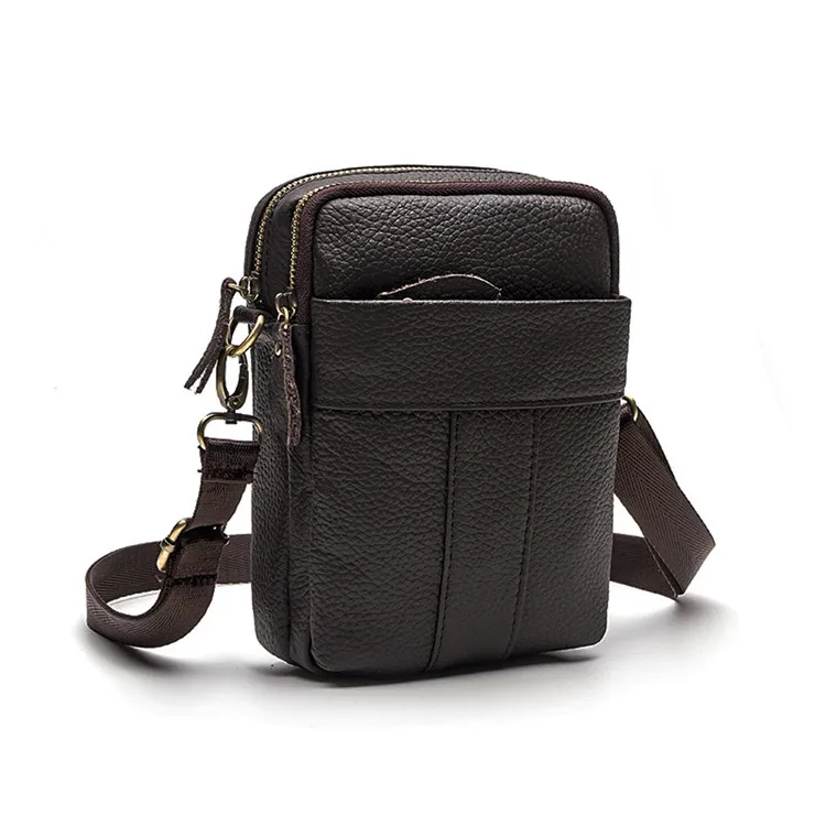 Custom Logo 2020 New Design 6802 Casual Shoulder Cross Body Genuine Cow Leather Mens Mini Slim Waterproof Messenger Bag, Black/coffee
Custom Logo 2020 New Design 6802 Casual Shoulder Cross Body Genuine Cow Leather Mens Mini Slim Waterproof Messenger Bag, Black/coffee