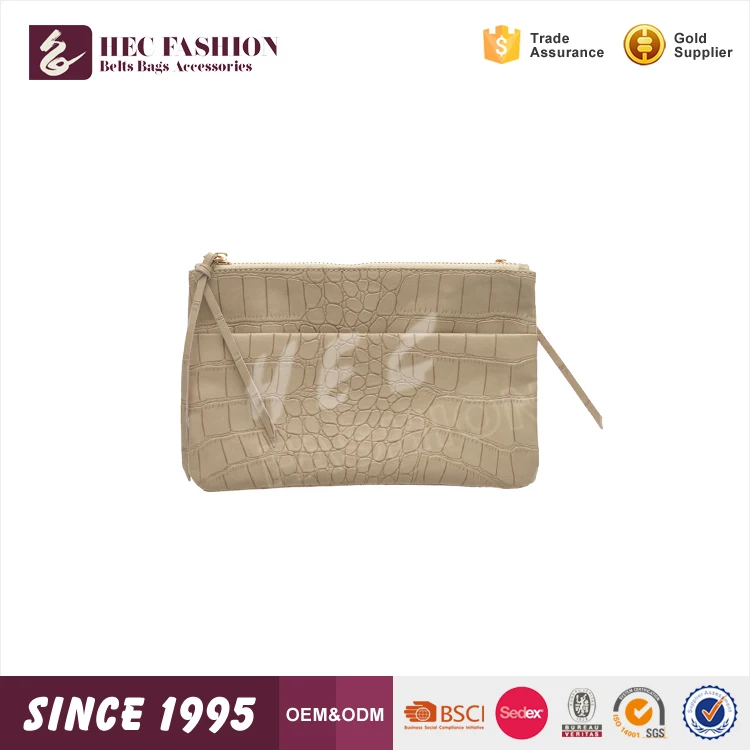 HEC Best Quality Guangzhou OEM Factory Supply Leather Animal Hand Purse For Women