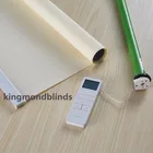 Quality Tubular Motor Electric Home Automation Blackout Roller Blind with Remote