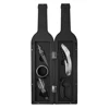 Bar accessories 5 Piece wine tools set with wine bottle case