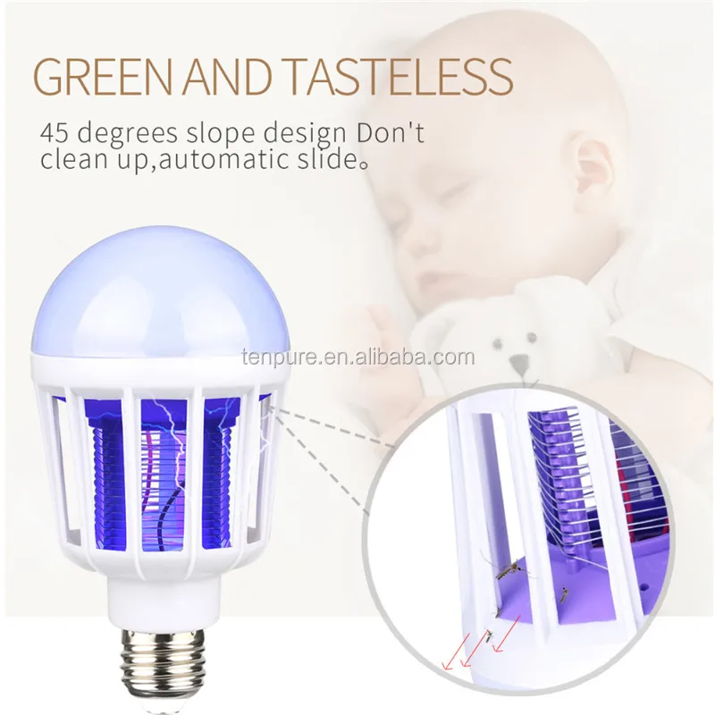Mosquito Killer Lamp Trap Killing Machine Electric Fly insect Bug Zapper Repellent Trap Pest Repeller Control Reject Light Bulb