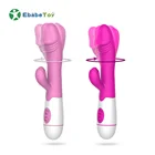 Waterproof realistic dildo 30modes vibration g spot vibrator powerful dual motors clit vibrator adult sex toys