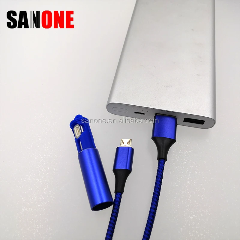 3.1A Charge Data Android Phone Charger Type-C 3 In 1 Magnetic Micro Usb Cable For Iphone with Magnetic Heads Saver - ANKUX.COM