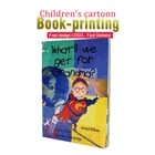 high quality custom print coloring story cartoon animation book for children and kids