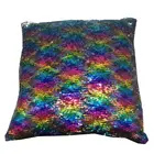 2002 comfort polyester decorative new design luxury spangle blink sequin sofa back cushion
