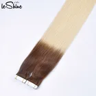 Premium Quality Ombre 20" Straight Brazilian Virgin Tape Hair Extensions
