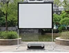 200inch front & rear fabric Fast Fold Projection Screen for show and concert projector screen