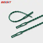 Factory Directly Sale PE Plastic Wire Collect Beaded Cable Ties