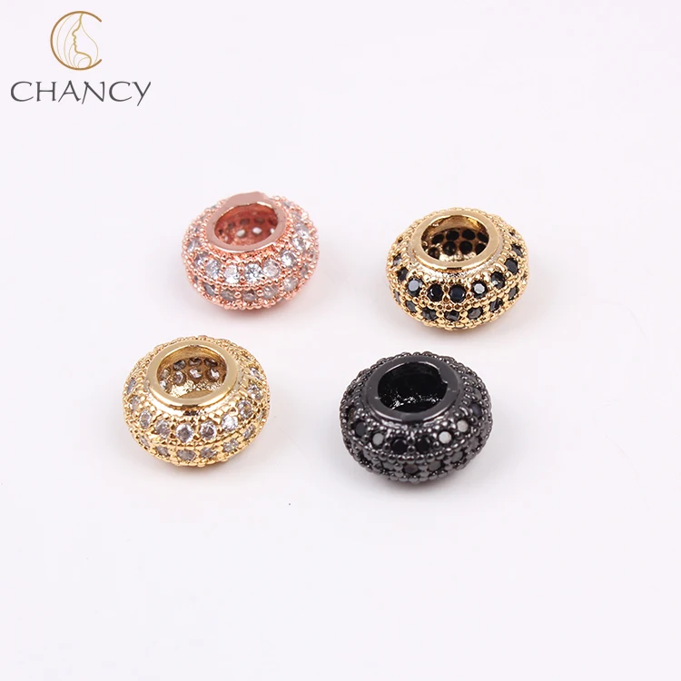 Charm jewelry findings accessories cz stone round spacer beads for bracelet, Gold,rose gold,silver, black
Charm jewelry findings accessories cz stone round spacer beads for bracelet, Gold,rose gold,silver, black
