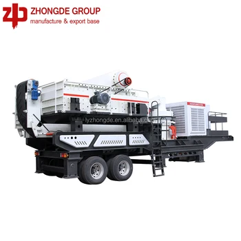 low price small impact crusher hard rock mobile crushing plant for sale