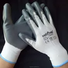 13 gauge grip nitrile half coated safety working glove
