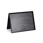 Custom A4 leather plastic certificate folder with embossing