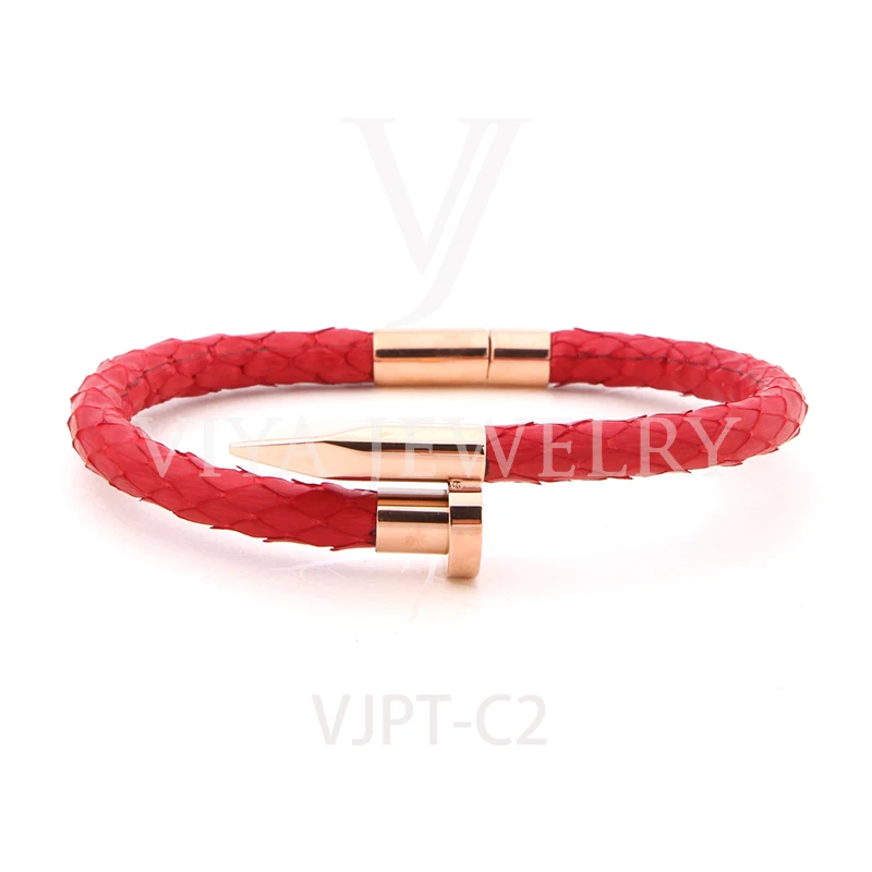 High Quality Jewelry Wholesale Luxury Bracelet Men Blue Python Leather 925 Sterling Silver Bracelet
High Quality Jewelry Wholesale Luxury Bracelet Men Blue Python Leather 925 Sterling Silver Bracelet
